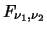 $\displaystyle (\nu_1,\nu_2))=\frac{\nu_1^{\frac{\nu_1}{2}} \nu_2^{\frac{\nu_2}{...
...2}}} \hspace{1.0cm}\begin{array}{l} x\ge 0 \\ \nu_1,\,\nu_2 > 0 \end{array}\,,$