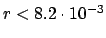 $ \sigma(r)=2.7\cdot 10^{-3}$